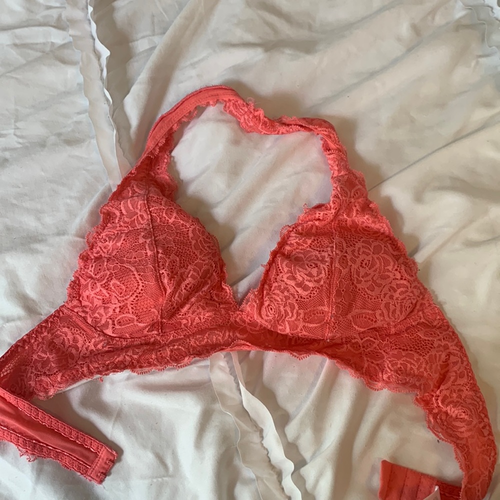Free press pink bralette